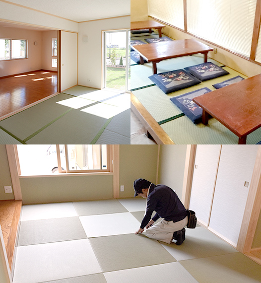 畳の張替え作業